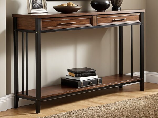 Solid console table