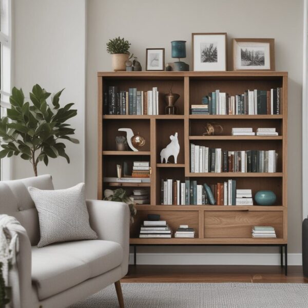 Smooth bookshelf