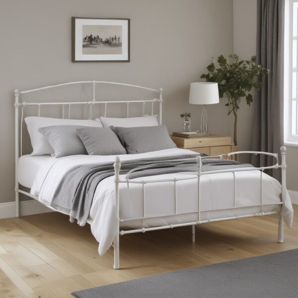 Classic white bedstead