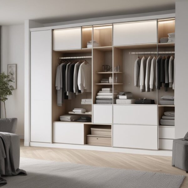 New modern wardrobe