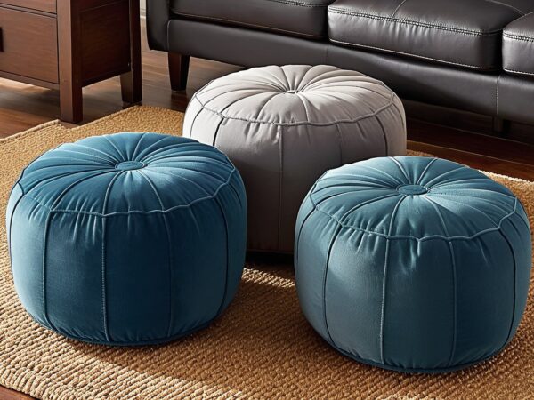 Comfortable home poufs